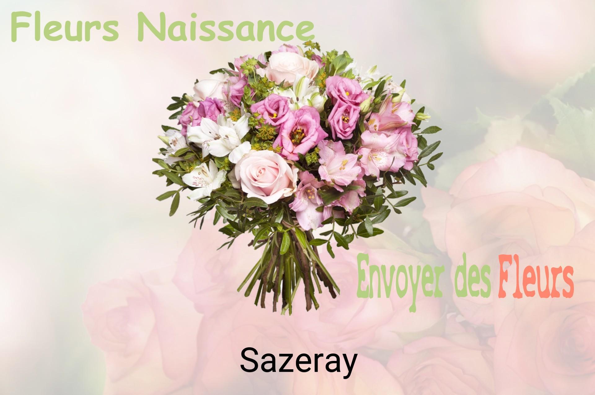 Bouquet de fleurs de naissance livré à Sazeray