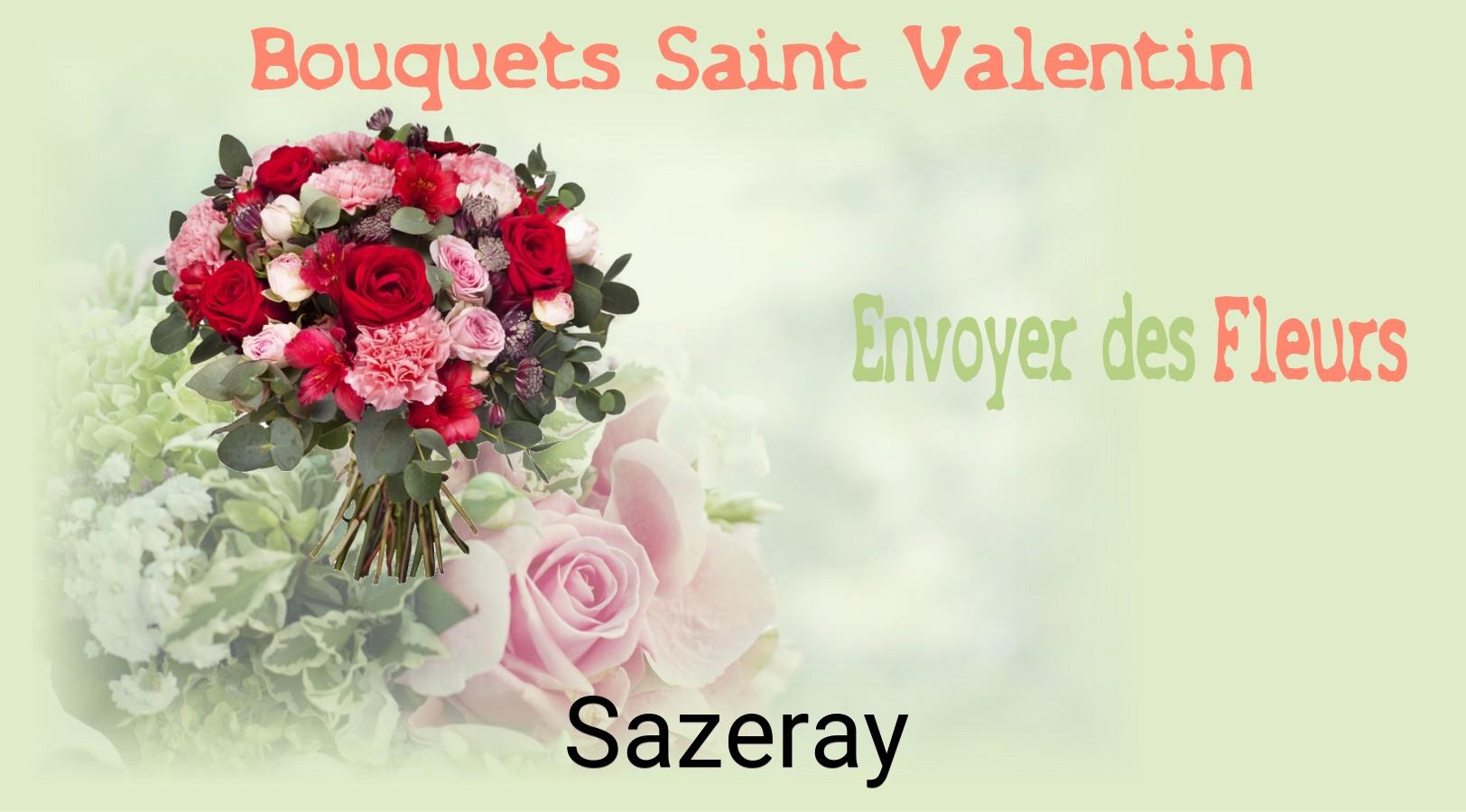 Roses de Saint-Valentin livrées à Sazeray